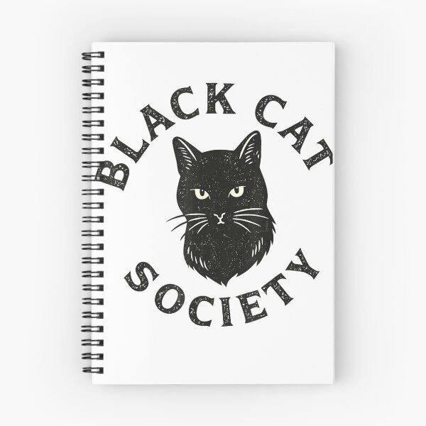 Artikelvorschau, T-Shirt der Black Cat Society zum Thema „Missverstandene Katzen“ entworfen und verkauft von gidget-gadget.