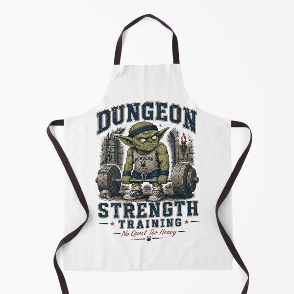 Item preview, Dungeon Strength Training Retro Fantasy Gym Humor designed and sold by FindYouByZ.