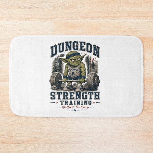 Item preview, Dungeon Strength Training Retro Fantasy Gym Humor designed and sold by FindYouByZ.