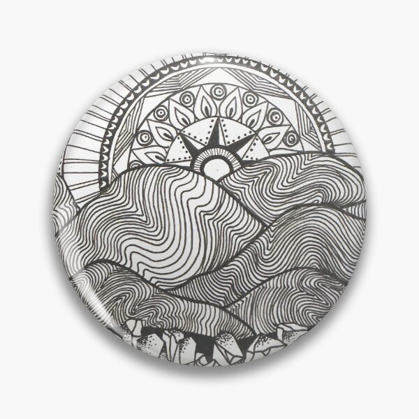 Item preview, Mountain Scape Mandala designed and sold by kbayles.