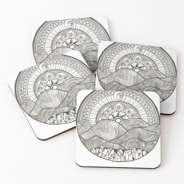 Item preview, Mountain Scape Mandala designed and sold by kbayles.