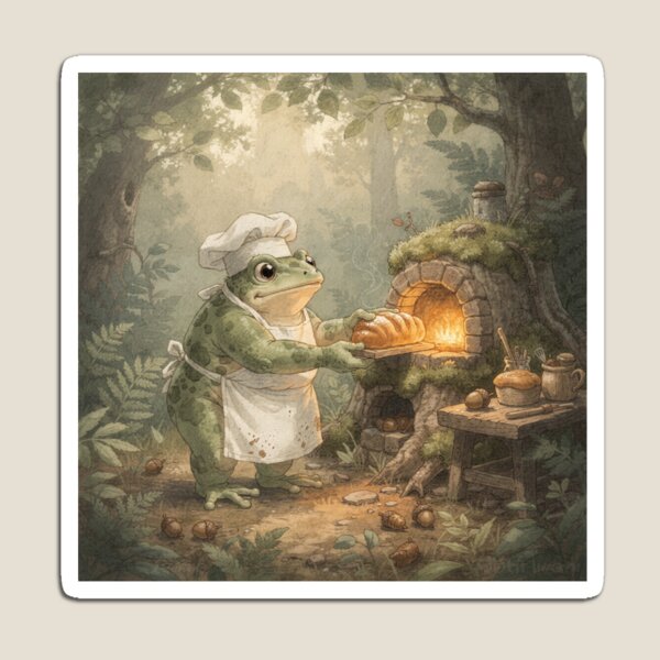 Item preview, Toad Bakery, Open Whenever designed and sold by PictorialWhimsy.