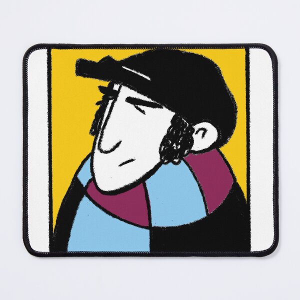 Item preview, Classic Football Fan Illustration | Retro Terrace Supporter | Claret & Blue Scarf - Pop Art designed and sold by GWARTGB.