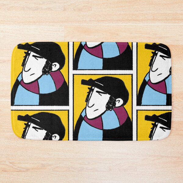 Item preview, Classic Football Fan Illustration | Retro Terrace Supporter | Claret & Blue Scarf - Pop Art designed and sold by GWARTGB.