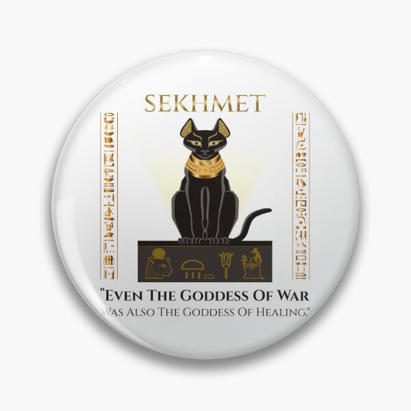 Item preview, Sekhmet · Even The Goddess Of War Was Also The Goddess Of Healing · Ancient Egypt Wisdom Art designed and sold by PharaohDArt.