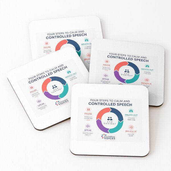 Item preview, Four steps to calm & controlled speech designed and sold by EmpVoicesShop.