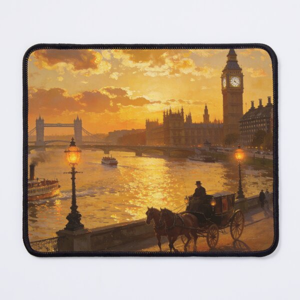 Item preview, Golden Sunset Over Historic London designed and sold by BlareBlare.