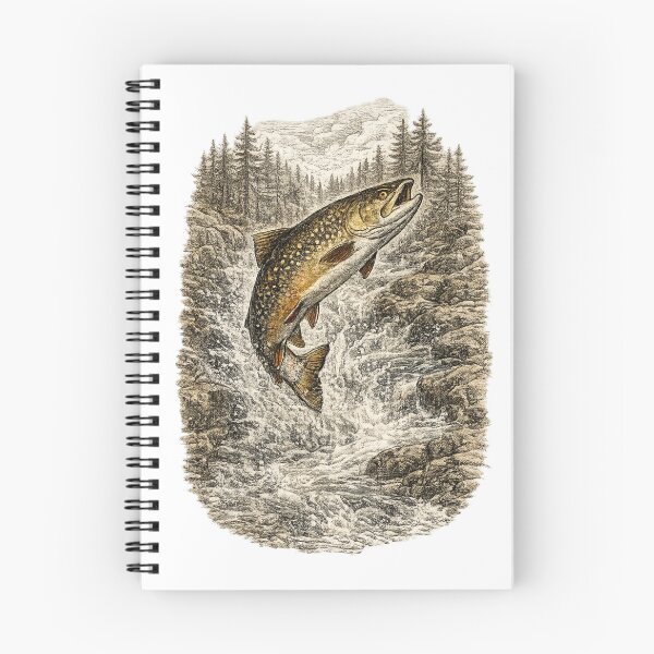 Item preview, Crystal Stream Warrior (Brook Trout) designed and sold by KrungiT Design .