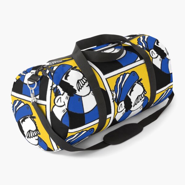 Item preview, Classic Football Fan Illustration | Retro Terrace Supporter | Blue & White Scarf - Pop Art designed and sold by GWARTGB.