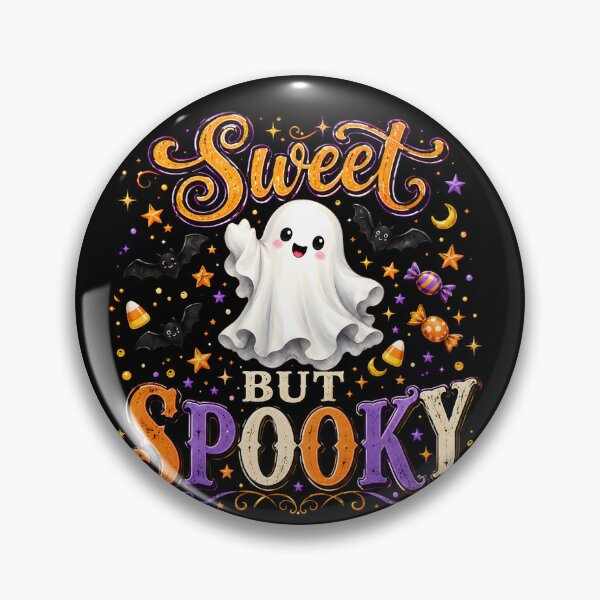 Item preview, Sweet But Spooky Cute Halloween Ghost designed and sold by Chic_Clip_Craft.