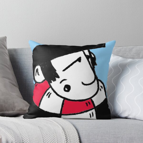 Item preview, Classic Football Fan Illustration | Retro Terrace Supporter | Red & White Scarf - Pop Art designed and sold by GWARTGB.