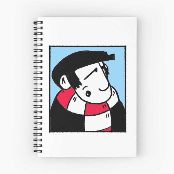 Item preview, Classic Football Fan Illustration | Retro Terrace Supporter | Red & White Scarf - Pop Art designed and sold by GWARTGB.