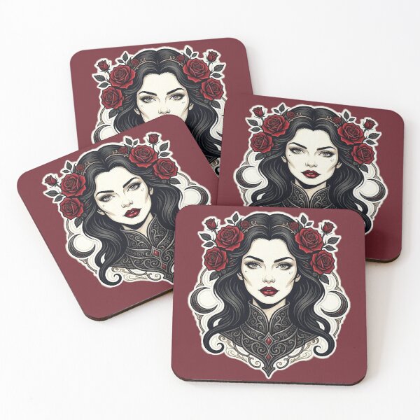 Item preview, Vampire Queen – The Crimson Rose Queen designed and sold by Roberta Calabrese.