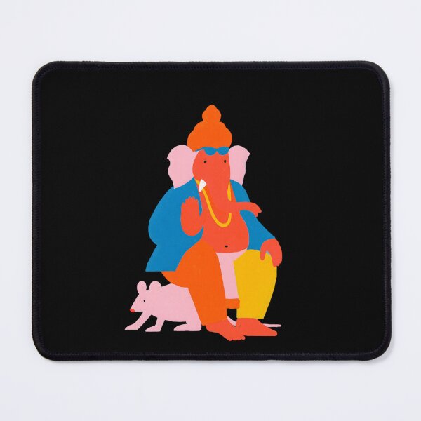 Item preview, Ganesha Hugging Owl 3D Plush Cute Vintage Pop Art designed and sold by PANNARUK THAILAND.