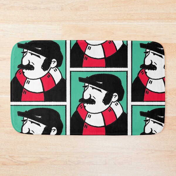 Item preview, Classic Football Fan Illustration |Terrace Supporter | Red & White Scarf - Pop Art designed and sold by GWARTGB.
