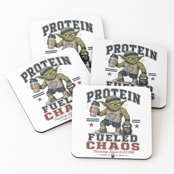 Item preview, Protein Fueled Chaos Retro Gym Humor designed and sold by FindYouByZ.