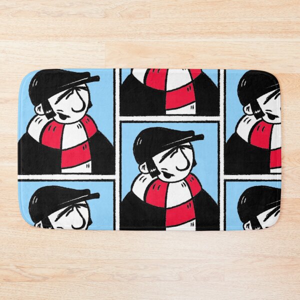 Item preview, Classic Football Fan Illustration | Footy Terrace Supporter | Red & White Scarf - Pop Art designed and sold by GWARTGB.
