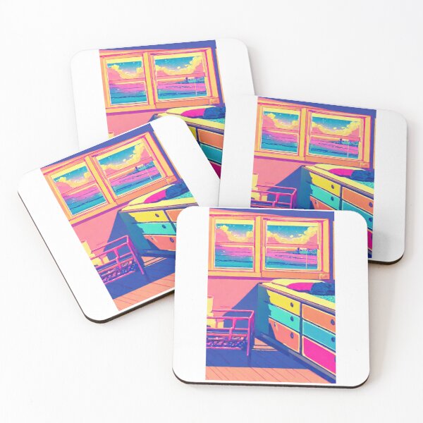 Item preview, Illustration - Dreamlike Interior, Hyper-Colorful Graphic Aesthetic designed and sold by Reverso-Design.