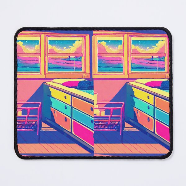 Item preview, Illustration - Dreamlike Interior, Hyper-Colorful Graphic Aesthetic designed and sold by Reverso-Design.