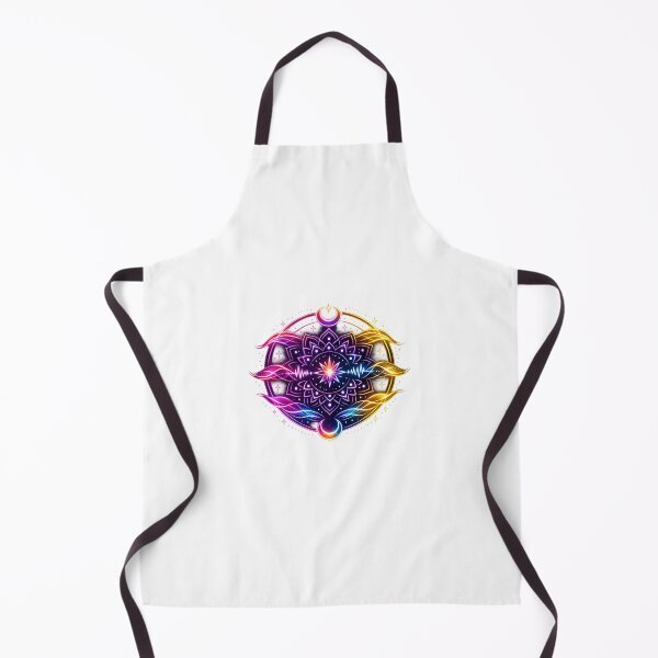 Item preview, Neon Mandala Art – Glowing Celestial Lotus & Energy Wave Design designed and sold by EdgeSphere.