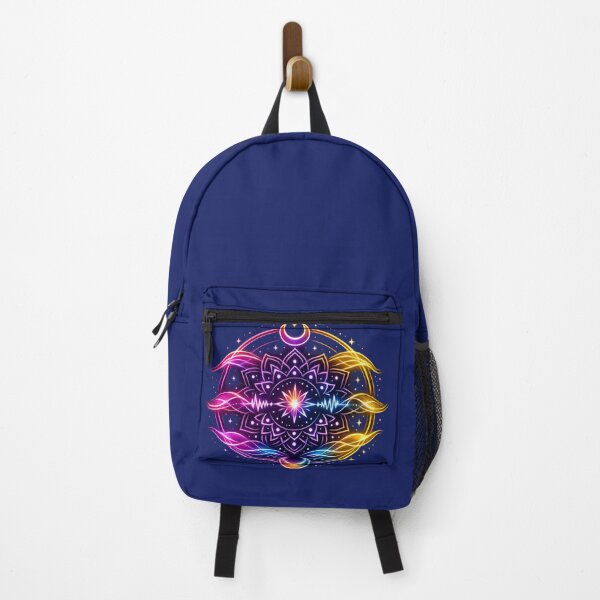 Item preview, Neon Mandala Art – Glowing Celestial Lotus & Energy Wave Design designed and sold by EdgeSphere.