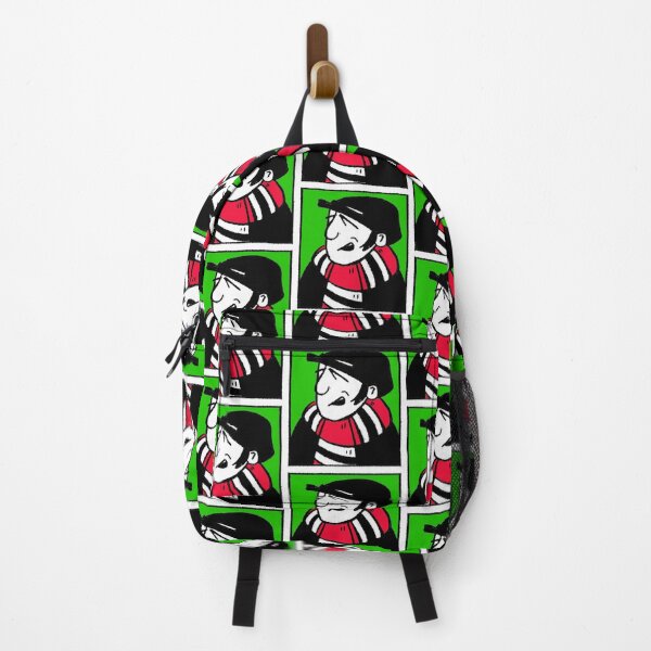 Item preview, Classic Football Fan Illustration | Footy Terrace Supporter | Red, Black & White Scarf - Pop Art designed and sold by GWARTGB.