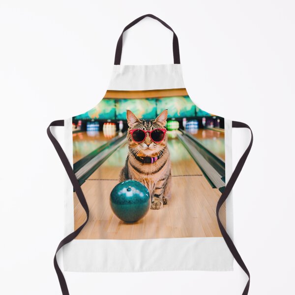 Artikelvorschau, T-Shirt „Katze in der Bowlingbahn“ entworfen und verkauft von Badriiiii.