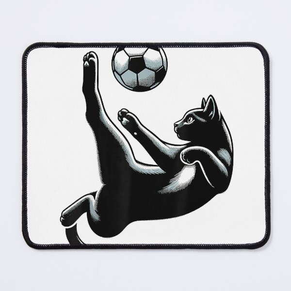 Item preview, Cat Bicycle Kick - Soccer Fans Women Men Kids T-Shirt designed and sold by kevincuellar.