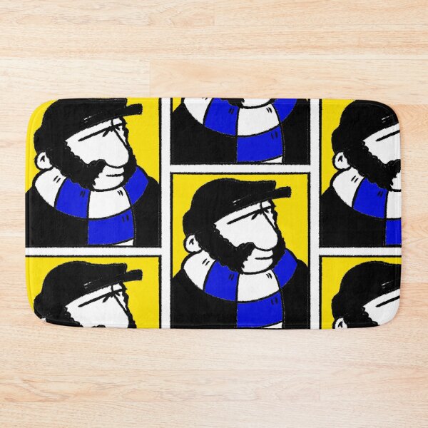 Item preview, Classic Football Fan Illustration | Stadium Terrace Supporter | Blue & White Scarf - Pop Art designed and sold by GWARTGB.