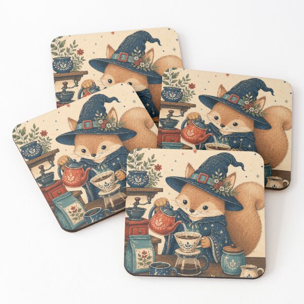Item preview, Squirrel Witch Coffee Brewer designed and sold by AtlantiqArt.
