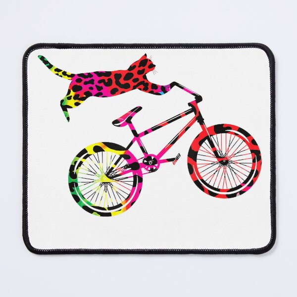 Item preview, Cat Bicycle Leopard Women Biking Cyclist T-Shirt designed and sold by KTY-NUSS.