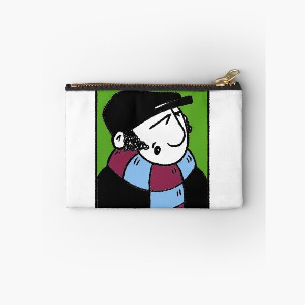 Item preview, Classic Football Fan Illustration | Footy Terrace Supporter | Claret & Blue Scarf - Pop Art designed and sold by GWARTGB.