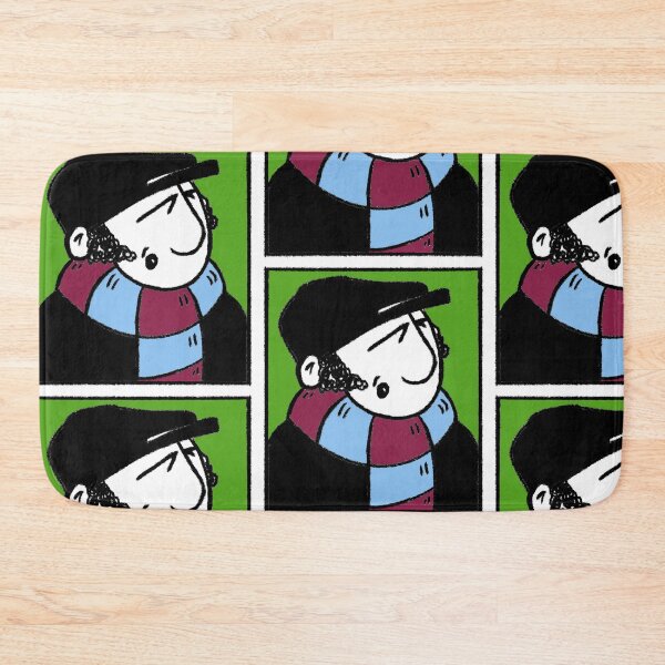 Item preview, Classic Football Fan Illustration | Footy Terrace Supporter | Claret & Blue Scarf - Pop Art designed and sold by GWARTGB.