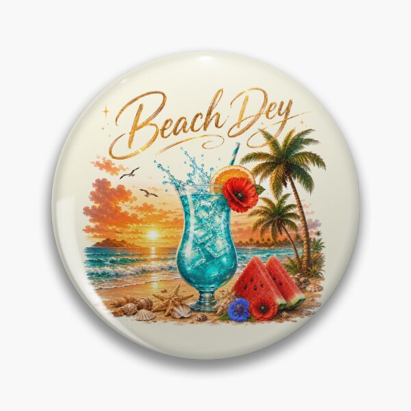 Item preview, Beach Dey – Tropical Sunset Vibes designed and sold by HeyFajnaLinja.
