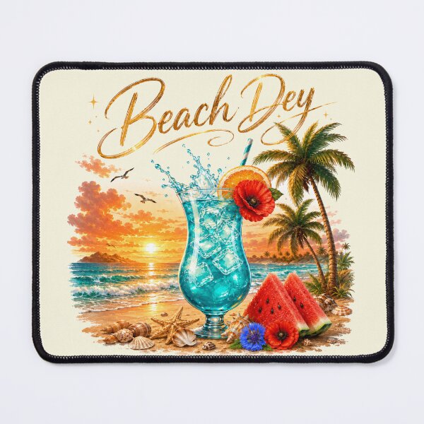 Item preview, Beach Dey – Tropical Sunset Vibes designed and sold by HeyFajnaLinja.