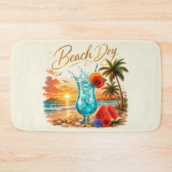 Item preview, Beach Dey – Tropical Sunset Vibes designed and sold by HeyFajnaLinja.