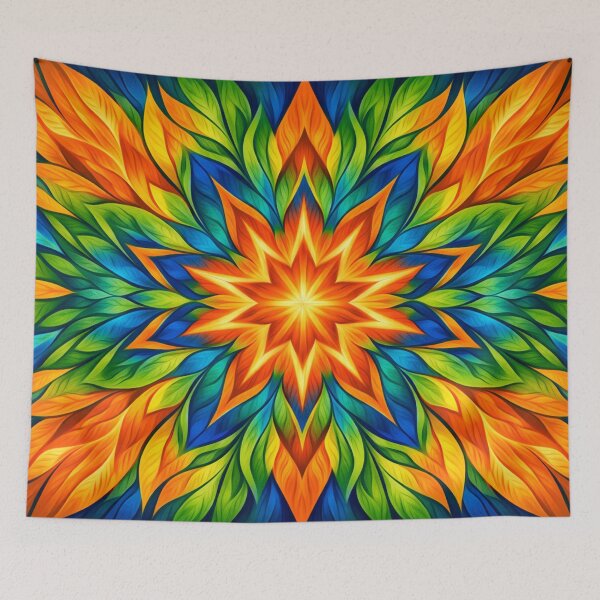 Item preview, Radiant mandala flower designed and sold by Sigtrix.