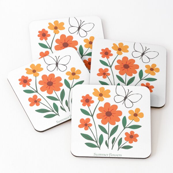 Item preview, A wave of flowers and butterflies  designed and sold by EyaPrints.