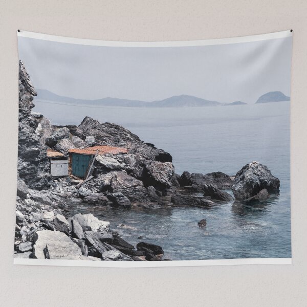Item preview, Skoplelos Fishermens huts  designed and sold by hawkie.