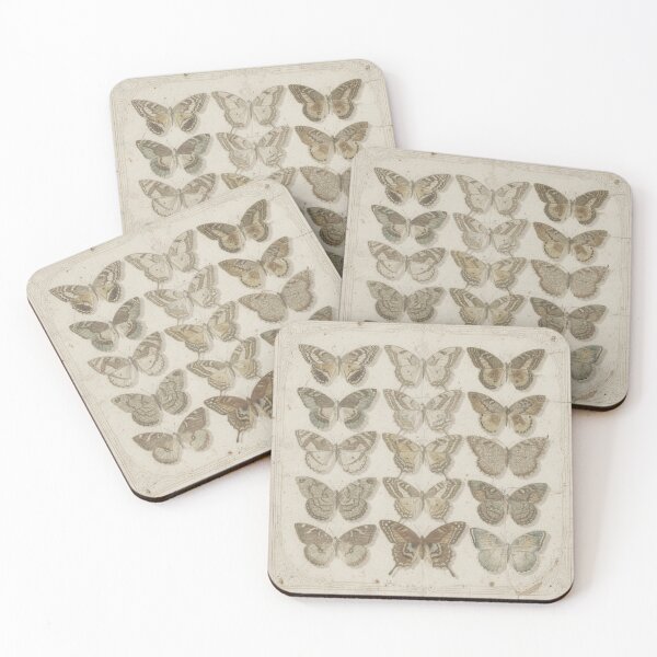 Item preview, Vintage Butterfly and Moth Identification Plate designed and sold by PictorialWhimsy.