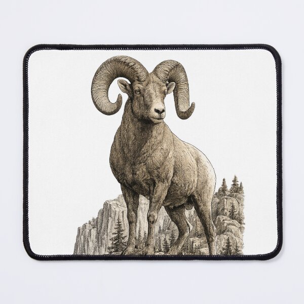 Item preview, Rocky Mountain King (Bighorn Sheep) designed and sold by KrungiT Design .