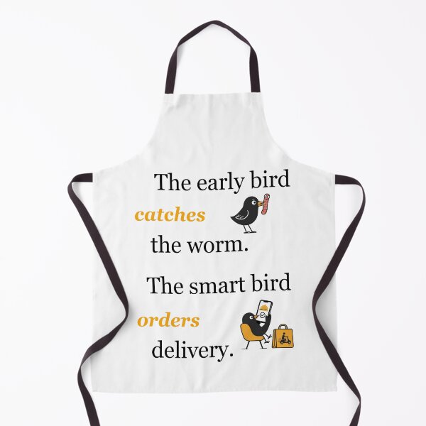 Item preview, The Smart Bird Orders Delivery Funny Quote designed and sold by Symphatee.