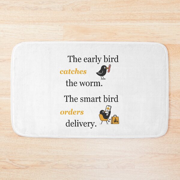 Item preview, The Smart Bird Orders Delivery Funny Quote designed and sold by Symphatee.