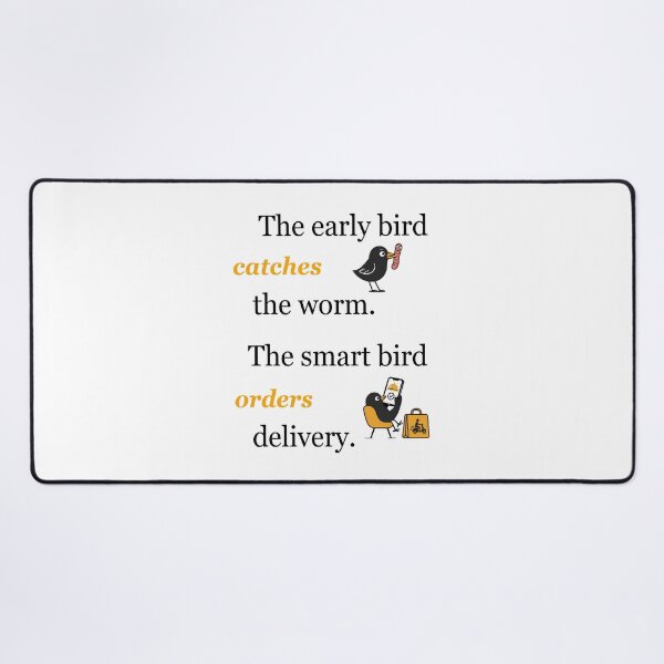 Item preview, The Smart Bird Orders Delivery Funny Quote designed and sold by Symphatee.