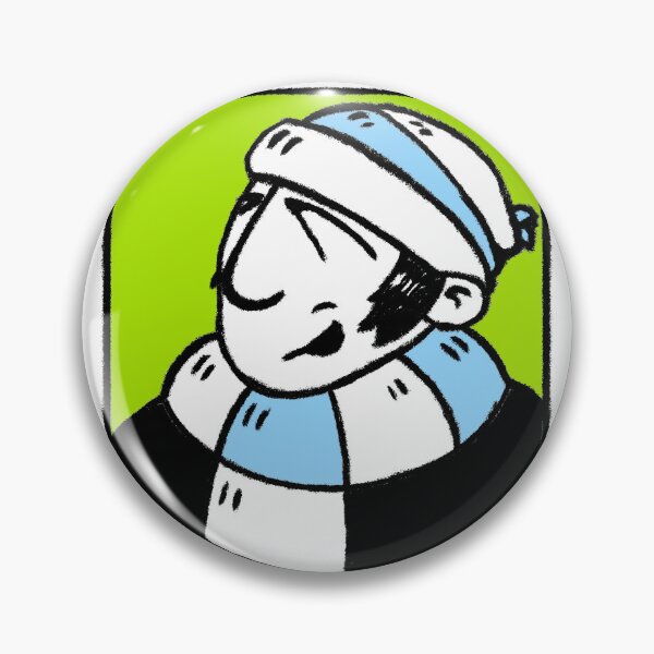 Item preview, Classic Football Fan Illustration | Retro Terrace Supporter | Sky Blue & White Scarf - Pop Art designed and sold by GWARTGB.