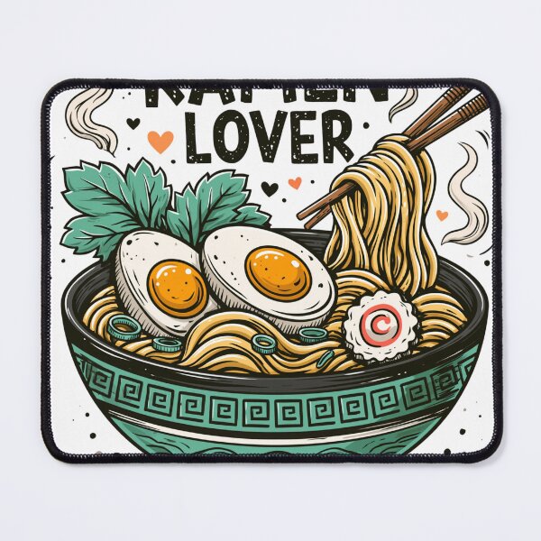 Item preview, Ramen Lover Cute Japanese Food Illustration designed and sold by Masloshop.