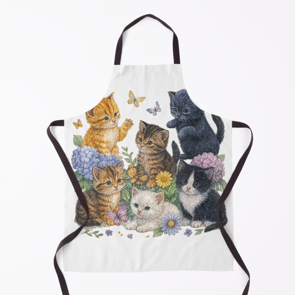 Item preview, Cat Flower Floral Cute Kitten Vintage Flowers Art Cat Lover T-Shirt designed and sold by DArtfulStudio.