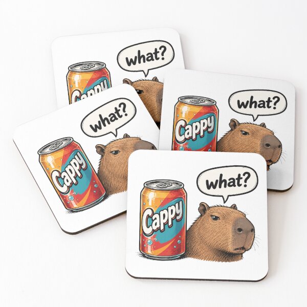 Item preview, Confused Capybara – Funny "What?" Meme Design designed and sold by Rolta.