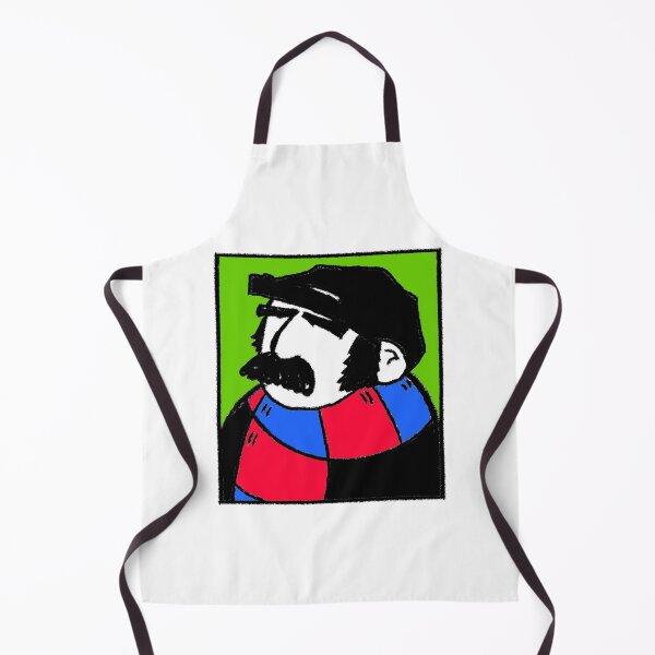 Item preview, Copy of Classic Football Fan Illustration | Retro Terrace Supporter | Blue & Red Scarf - Pop Art designed and sold by GWARTGB.