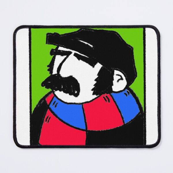Item preview, Copy of Classic Football Fan Illustration | Retro Terrace Supporter | Blue & Red Scarf - Pop Art designed and sold by GWARTGB.